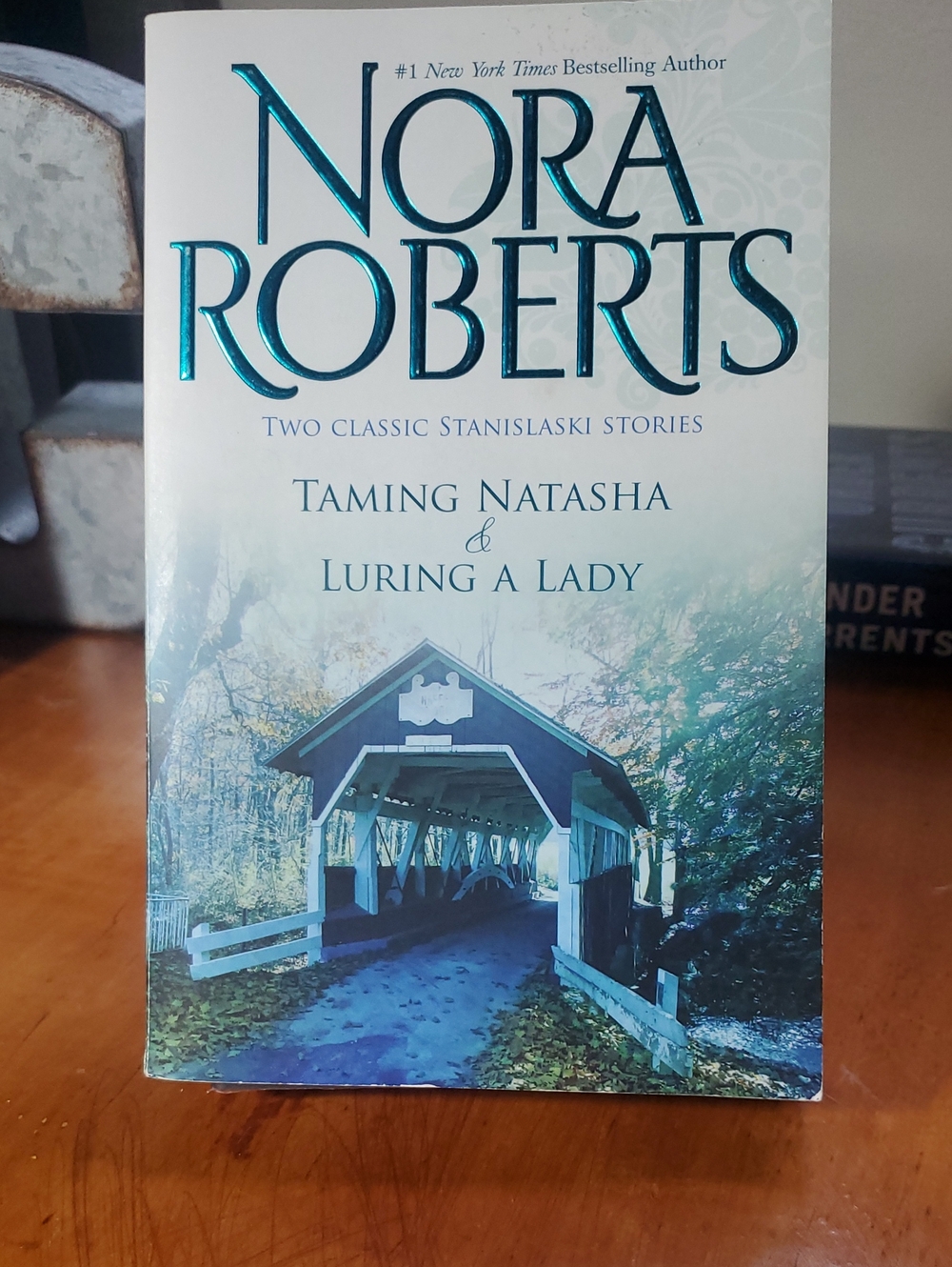 Silhouette Nora Roberts Paperback — Teal and White Cover